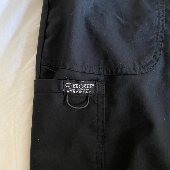 CHEROKEE black scrub bottoms - Picture 3 of 4
